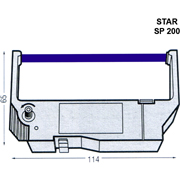 BASIC STAR CINTA MATRICIAL SP200/SP212 VIOLETA STR-SP200PU